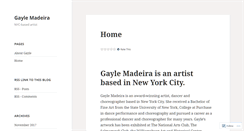 Desktop Screenshot of gaylemadeira.wordpress.com