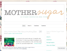 Tablet Screenshot of mothersugar.wordpress.com