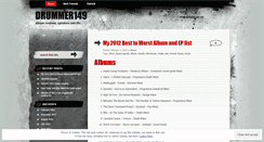 Desktop Screenshot of drummer149.wordpress.com