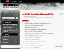 Tablet Screenshot of drummer149.wordpress.com