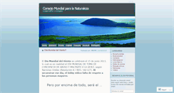 Desktop Screenshot of consejomundialparalanaturaleza.wordpress.com