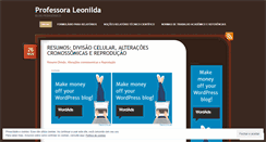 Desktop Screenshot of professoraleonilda.wordpress.com