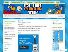 Tablet Screenshot of clubpenguinvipblog.wordpress.com