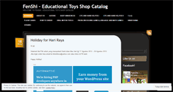 Desktop Screenshot of fenshitoys.wordpress.com