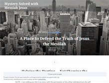 Tablet Screenshot of mysterysolvedwithmessiahjesus.wordpress.com