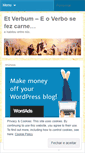 Mobile Screenshot of etverbum.wordpress.com