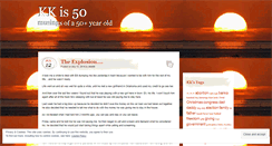 Desktop Screenshot of kkis50.wordpress.com