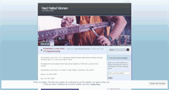 Desktop Screenshot of hardhattedwomen.wordpress.com