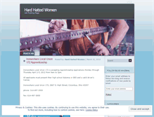 Tablet Screenshot of hardhattedwomen.wordpress.com