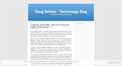 Desktop Screenshot of dougrollins.wordpress.com