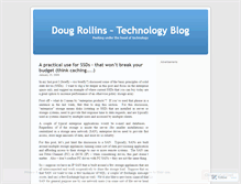 Tablet Screenshot of dougrollins.wordpress.com