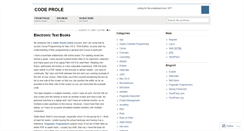 Desktop Screenshot of codeprole.wordpress.com