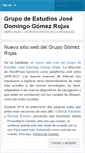 Mobile Screenshot of grupodeestudiosgomezrojas.wordpress.com