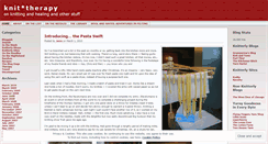 Desktop Screenshot of knittherapy.wordpress.com