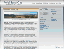 Tablet Screenshot of portalsantacruz.wordpress.com