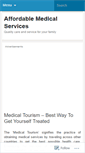Mobile Screenshot of affordablemedicalservices.wordpress.com