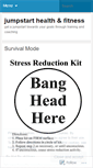 Mobile Screenshot of jumpstartcoaching.wordpress.com