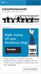 Mobile Screenshot of enjoythereposado.wordpress.com