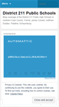 Mobile Screenshot of district211.wordpress.com