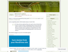 Tablet Screenshot of district211.wordpress.com