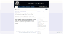 Desktop Screenshot of pdxmediacamp.wordpress.com