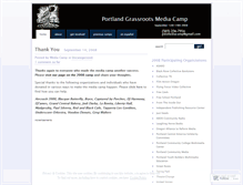 Tablet Screenshot of pdxmediacamp.wordpress.com