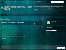 Tablet Screenshot of hsetechhigh.wordpress.com