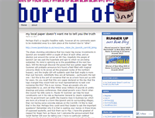 Tablet Screenshot of boredofjam.wordpress.com