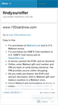 Mobile Screenshot of findyouroffer.wordpress.com