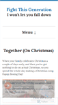 Mobile Screenshot of fightthisgen.wordpress.com