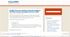 Desktop Screenshot of ifeelnyc.wordpress.com
