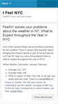 Mobile Screenshot of ifeelnyc.wordpress.com