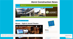 Desktop Screenshot of horstconstruction.wordpress.com