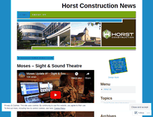 Tablet Screenshot of horstconstruction.wordpress.com