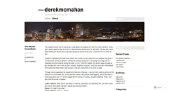 Desktop Screenshot of derekmcmahan.wordpress.com