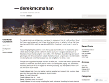 Tablet Screenshot of derekmcmahan.wordpress.com