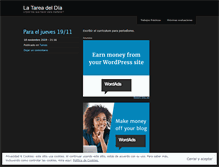 Tablet Screenshot of latareadeldia.wordpress.com