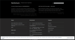 Desktop Screenshot of hanitomusic.wordpress.com
