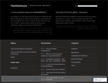 Tablet Screenshot of hanitomusic.wordpress.com