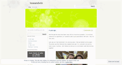 Desktop Screenshot of loseandwin.wordpress.com