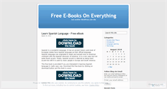 Desktop Screenshot of manyfreebooks.wordpress.com