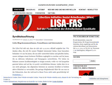 Tablet Screenshot of lisasyndikat.wordpress.com