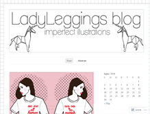 Tablet Screenshot of ladyleggings.wordpress.com