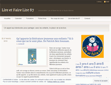 Tablet Screenshot of lireetfairelire87.wordpress.com