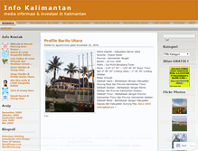 Tablet Screenshot of infokalimantan.wordpress.com