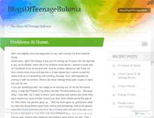 Tablet Screenshot of blogsofteenagebulimia.wordpress.com