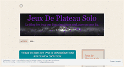 Desktop Screenshot of jeuxdeplateausolo.wordpress.com
