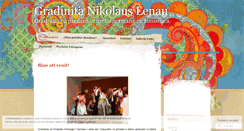 Desktop Screenshot of lenaukindergarten.wordpress.com