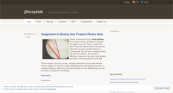 Desktop Screenshot of jihoxyzido.wordpress.com