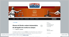 Desktop Screenshot of imesdireito.wordpress.com